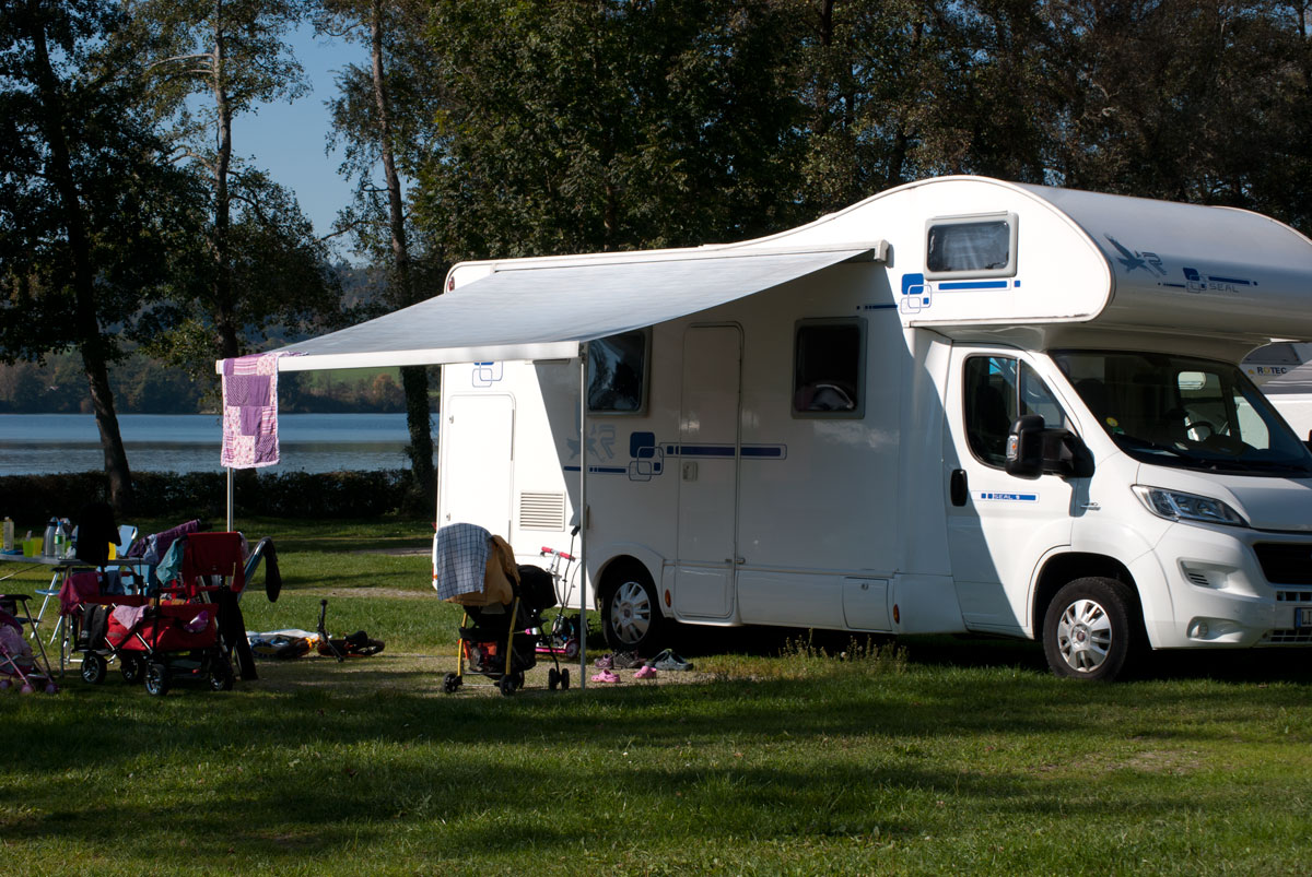 Wohnmobil mit Kindern - Camping am Waginger See